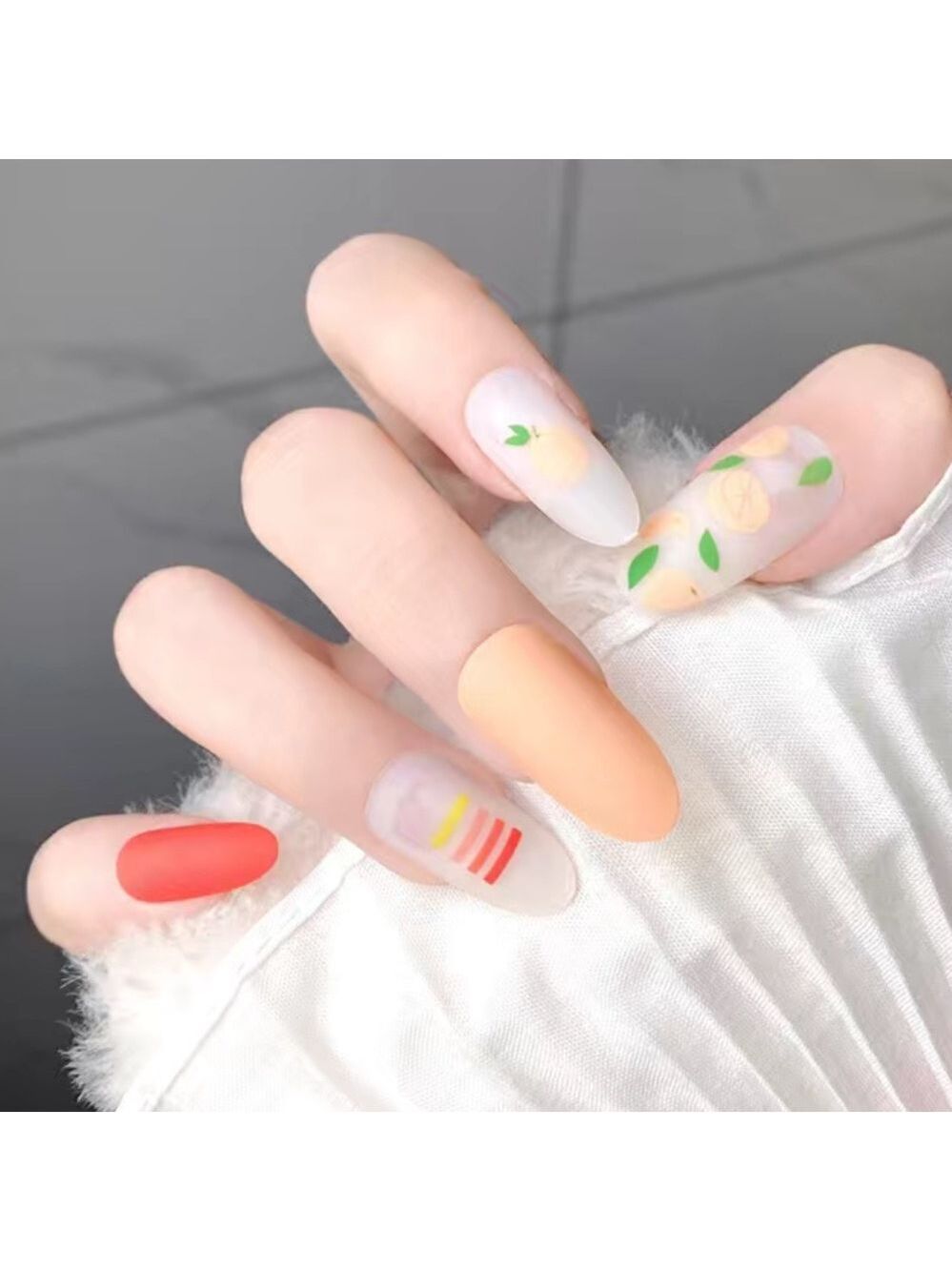 Peachy Keen - Nail Junkie - full artificial nail sets